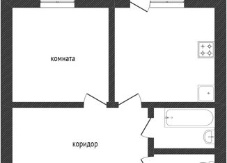 Продается однокомнатная квартира, 33 м2, Мегион, Заречная улица, 14/1