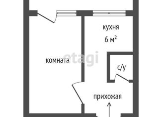 Продаю 1-комнатную квартиру, 31 м2, Екатеринбург, улица Машинистов, 12А, Железнодорожный район