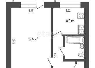 Продам 1-комнатную квартиру, 31.5 м2, Тюменская область, улица Спорта, 93