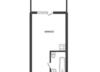 Продажа квартиры студии, 18.4 м2, Краснодар, улица Константина Гондаря, 91