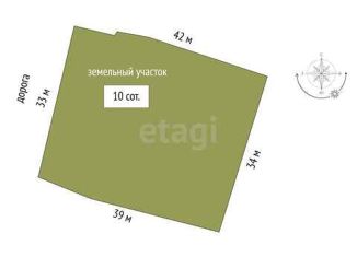 Продается участок, 10 сот., село Калачёво, Горная улица, 12