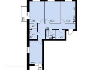 Продается квартира студия, 100.5 м2, посёлок Солнечный, Кленовая улица, 1