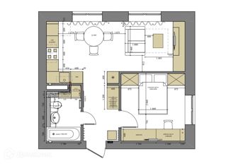 Продается 1-комнатная квартира, 40 м2, Самара, Демократическая улица, 146, ЖК Куйбышев