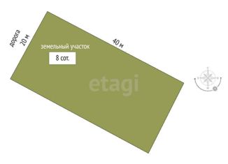 Продаю земельный участок, 8 сот., село Угловое, улица Гунько, 86