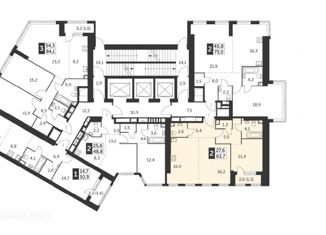 Продаю 2-комнатную квартиру, 63.7 м2, Москва, ЖК Архитектор