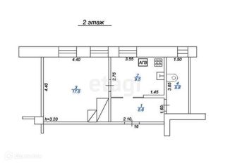 Продажа 1-ком. квартиры, 38.5 м2, Ржев, Большая Спасская улица, 14