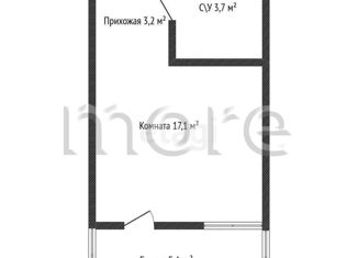 Продается квартира студия, 26 м2, Новороссийск, ЖК Клевер