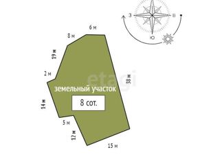 Продается земельный участок, 8 сот., Красноярск, Свердловский район