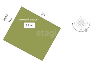 Продам участок, 8.2 сот., село Салаирка