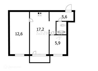 Продается 2-комнатная квартира, 44.2 м2, Новосибирск, Мочищенское шоссе, 4, Мочищенское шоссе
