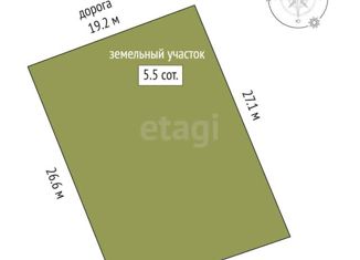 Продаю участок, 5.5 сот., Тюмень, Берёзовая улица, Восточный округ