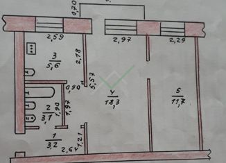 Продам двухкомнатную квартиру, 42 м2, Ялуторовск, улица Скворцова-Степанова, 8