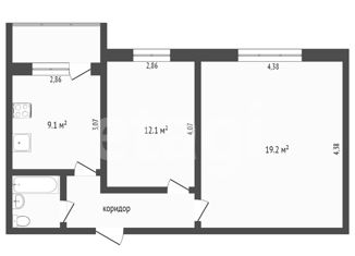 Продажа 2-комнатной квартиры, 39.6 м2, Тюменская область, 9-й микрорайон, 5А