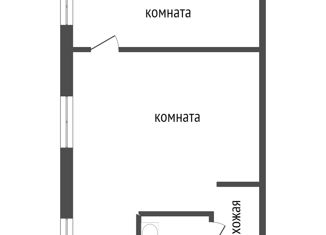 Продается двухкомнатная квартира, 40.7 м2, Красноярский край, улица Чайковского, 15
