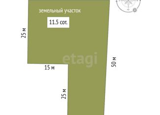 Продажа земельного участка, 11.5 сот., садовые участки