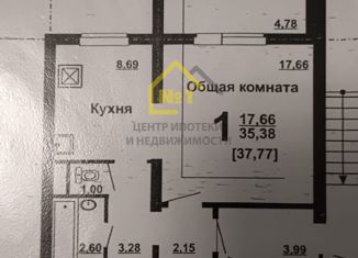 Продам 1-комнатную квартиру, 37.77 м2, Челябинск, Курчатовский район, улица Бейвеля, 29