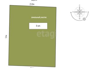 Земельный участок на продажу, 8 сот., садовые участки 3-й массив
