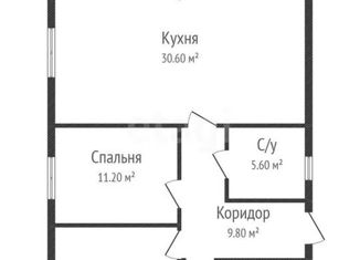 Продам дом, 102 м2, посёлок Знаменский, Малиновая улица, 93/2