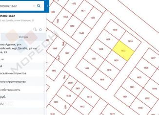 Земельный участок на продажу, 10 сот., аул Тахтамукай, улица Карла Маркса