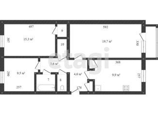 Продажа 3-ком. квартиры, 72 м2, Тюменская область, микрорайон Мирный, 7/2