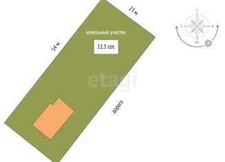 Продаю дом, 87.1 м2, деревня Пахомовка, Центральная улица