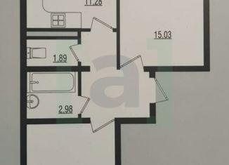 Продажа 2-ком. квартиры, 55.8 м2, Краснодар, улица Красных Партизан, 4/15, микрорайон Микрохирургии глаза