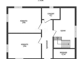 Продажа дома, 90 м2, посёлок Победитель, улица Калинина, 11/2