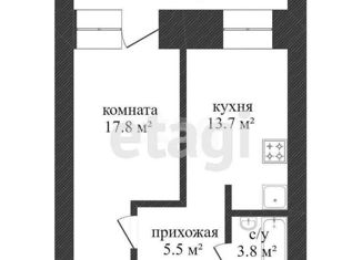 Продаю 1-ком. квартиру, 48 м2, Благовещенск, Технический переулок, 91