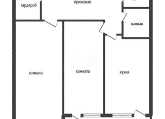 Продается 2-комнатная квартира, 54.4 м2, Краснодар, ЖК Зеленодар, 3-я Трудовая улица, 1/3