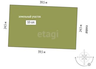 Продажа участка, 10 сот., садовое товарищество Душевное