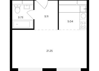 Продается 1-ком. квартира, 35 м2, Москва, Электролитный проезд, с7к3, метро Нагорная
