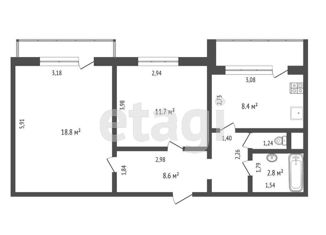 Аренда 3-комнатной квартиры, 64 м2, Тюменская область, 10-й микрорайон, 25