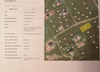 Продам участок, 8 сот., деревня Калачево, Каштановая улица, 12