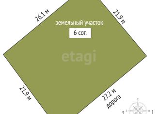 Продам земельный участок, 6 сот., Мирновское сельское поселение, Лесопарковая улица