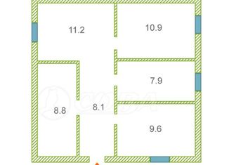 Продается дом, 56.5 м2, деревня Есаулова