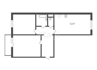 Продажа двухкомнатной квартиры, 42.5 м2, Петергоф, Озерковая улица, 49к1