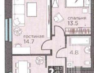 2-комнатная квартира на продажу, 48.9 м2, Пермь, ЖК Погода, Сапфирная улица, 16