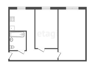 Продажа 2-комнатной квартиры, 44 м2, Красноярский край, Аэровокзальная улица, 8Б