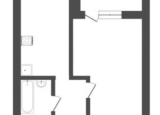 Продам однокомнатную квартиру, 44.5 м2, Тюмень, ЖК Ария