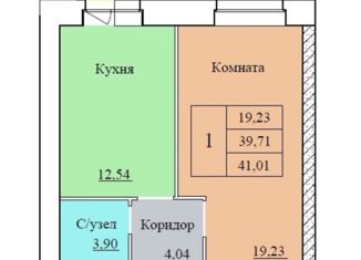 Продается 1-комнатная квартира, 41 м2, Ярославль, улица Белинского, 17А