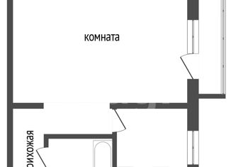 Продается 1-комнатная квартира, 31.7 м2, Красноярский край, улица Терешковой, 14