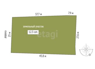 Продается земельный участок, 12.31 сот., СНТ Лесник-2