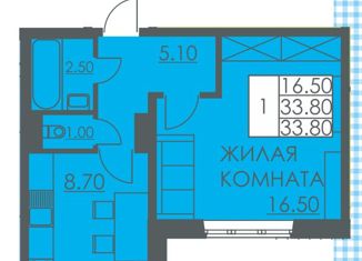 Продажа 1-комнатной квартиры, 33.6 м2, село Фролы, ЖК Белые Росы