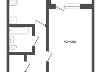 Продажа 1-комнатной квартиры, 33.7 м2, Тобольск, 10-й микрорайон, 14