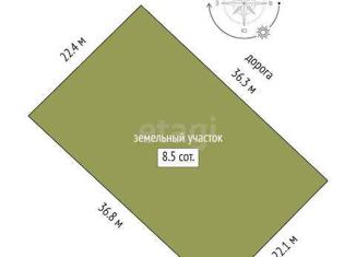 Продажа земельного участка, 8.5 сот., деревня Криводанова
