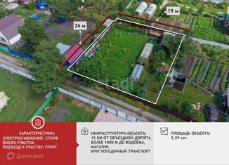 Продается земельный участок, 4.5 сот., садовое товарищество Меркурий, 6-я улица