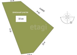Продается земельный участок, 10 сот., село Ключи, улица Дружбы