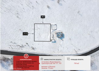 Земельный участок на продажу, 7.5 сот., село Восход