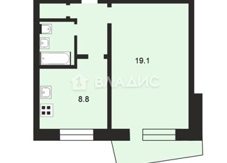 Продается 1-комнатная квартира, 36 м2, Вологда, Ярославская улица, 36, микрорайон Бывалово