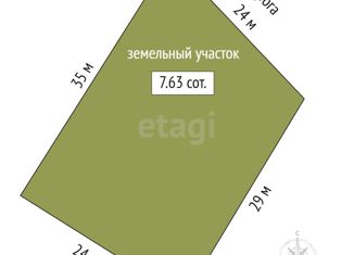 Продаю участок, 7.63 сот., коттеджный посёлок Победа, 2-я Ботаническая улица